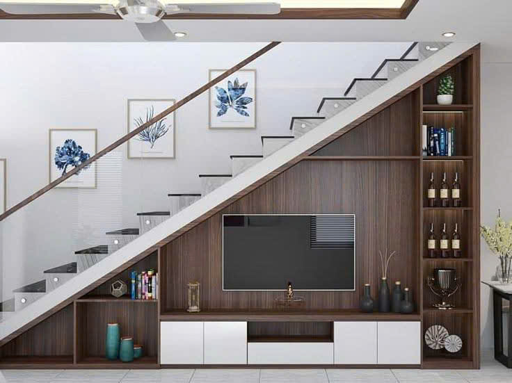 Thiết kế Tủ cầu thang